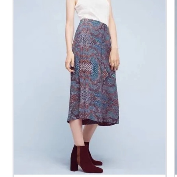 Anthropologie Essential Culottes snakeskin wide leg pants size 2 - Picture 12 of 12